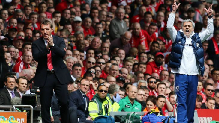 Брендан Роджерс и Жозе Моуринью