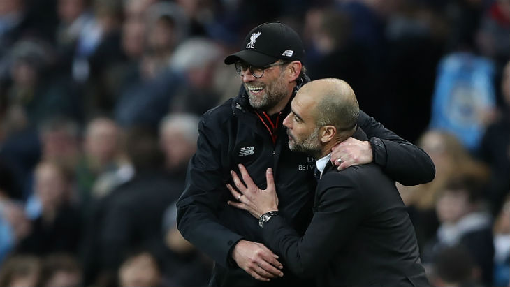 Юрген Клопп и Пеп Гвардиола