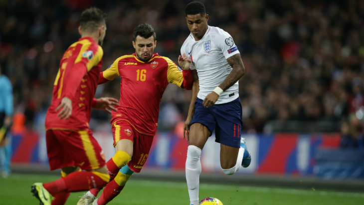 Англия — Черногория