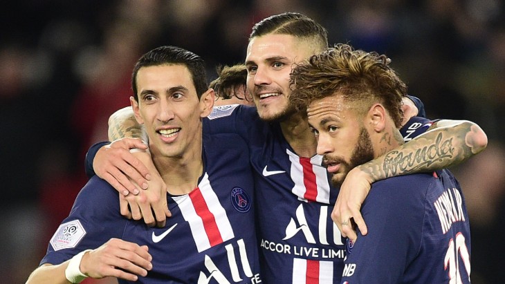 Анхель ди Мария, Неймар и Мауро Икарди