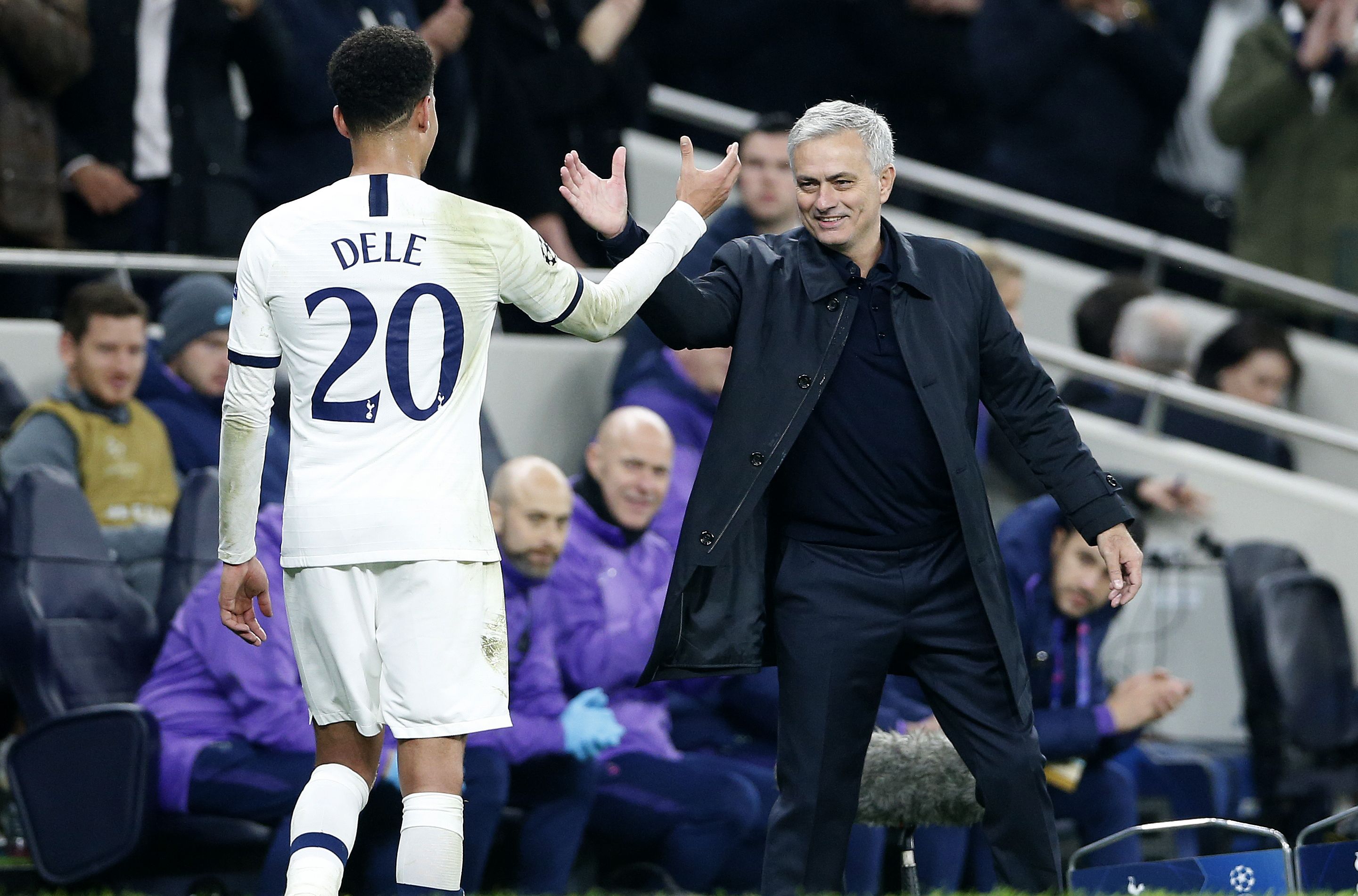 Деле Алли и Жозе Моуринью