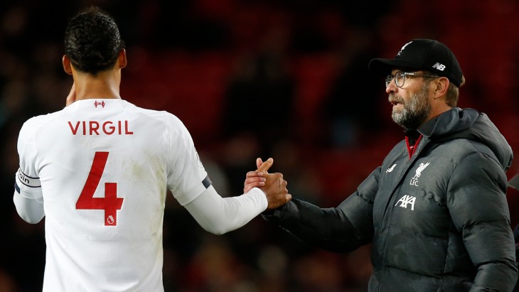Вирджил ван Дейк и Юрген Клопп