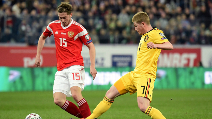 У России печальный опыт матчей с Бельгией