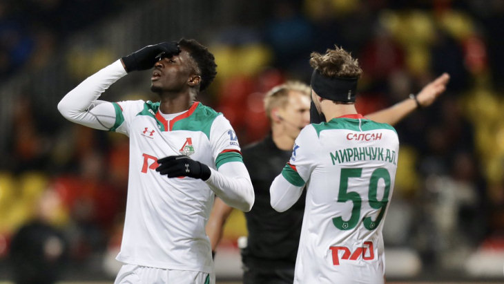 Футболисты «Локо»