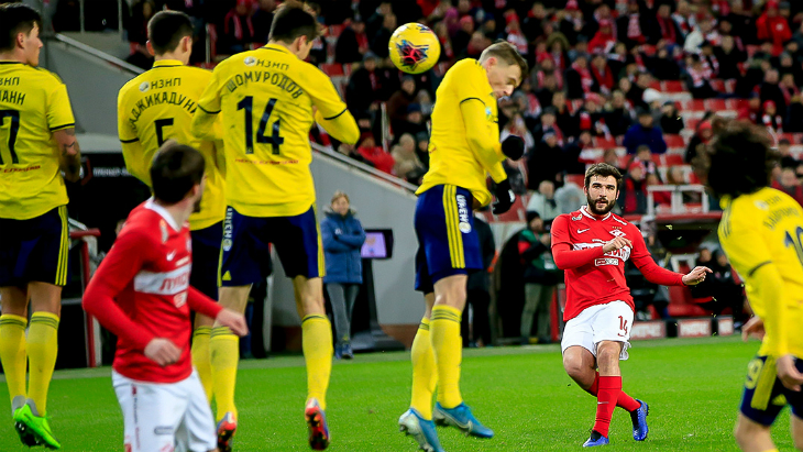 Первый тайм остался за «Ростовом»