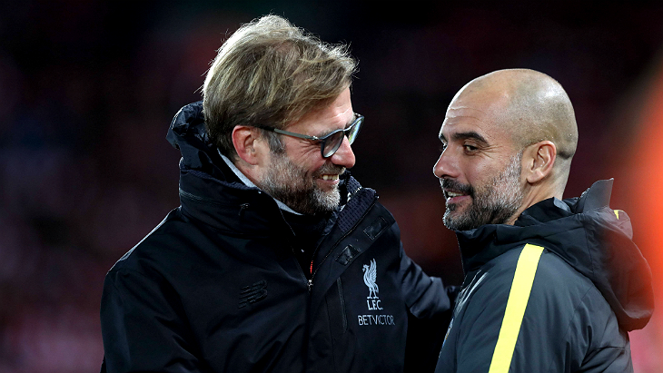 Юрген Клопп и Пеп Гвардиола
