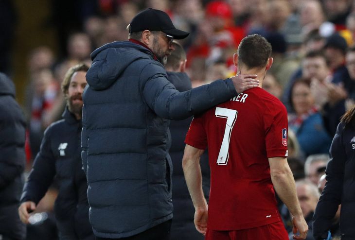 Юрген Клопп и Джеймс Милнер