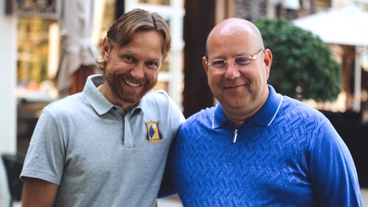 Валерий Карпин и Арташес Арутюнянц