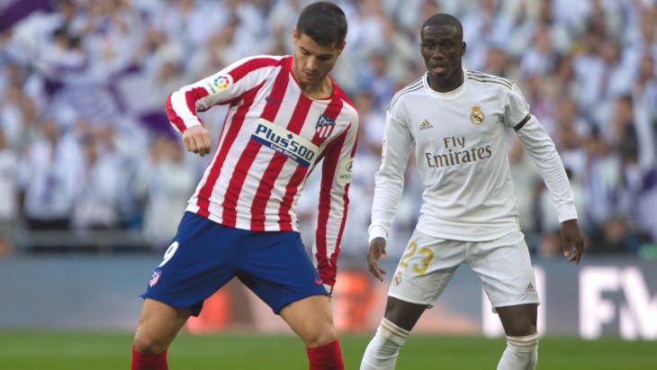 Альваро Мората в матче с «Реалом»