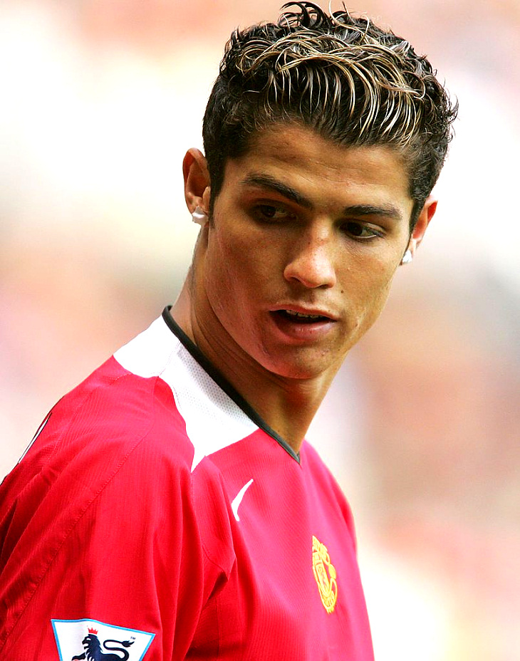 Роналду времен игры в Манчестере