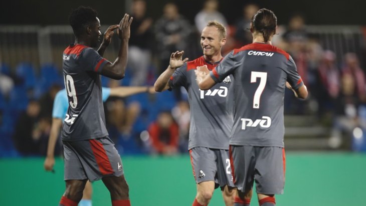 Футболисты «Локомотива»