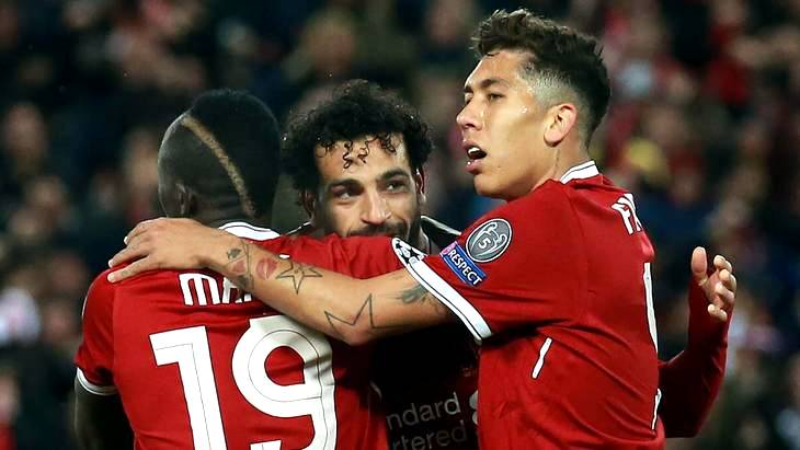 Садио Мане, Мохамед Салах и Роберто Фирмино