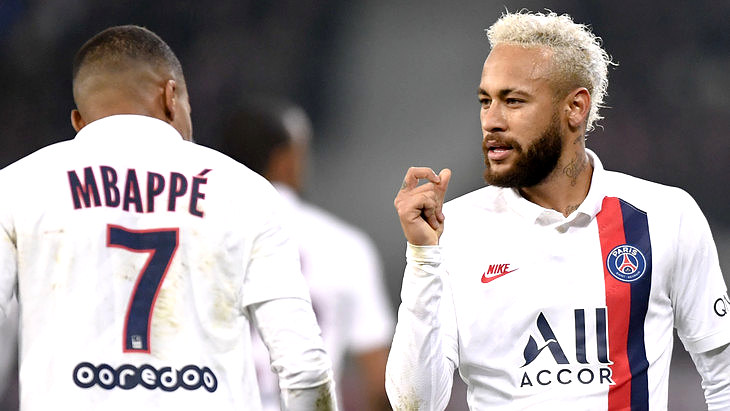 Килиан Мбаппе и Неймар