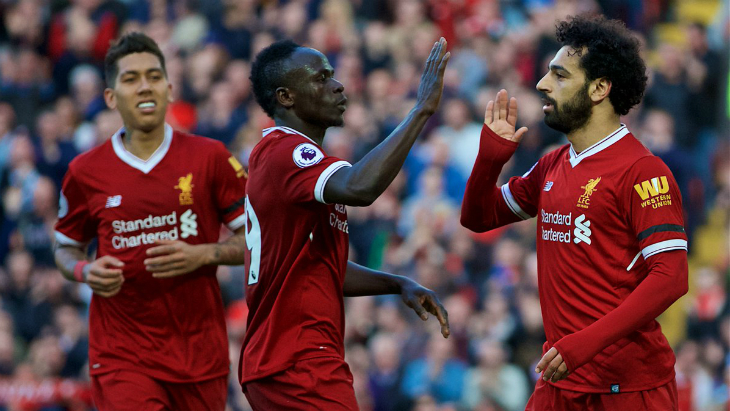 Роберто Фирмино, Садио Мане и Мохаммед Салах