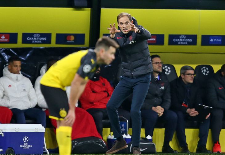 Томас Тухель в матче с «Боруссией»