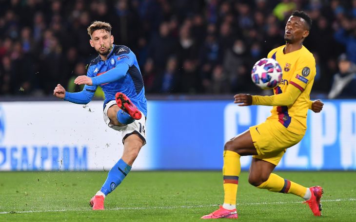 Голевой удар Дриса Мертенса