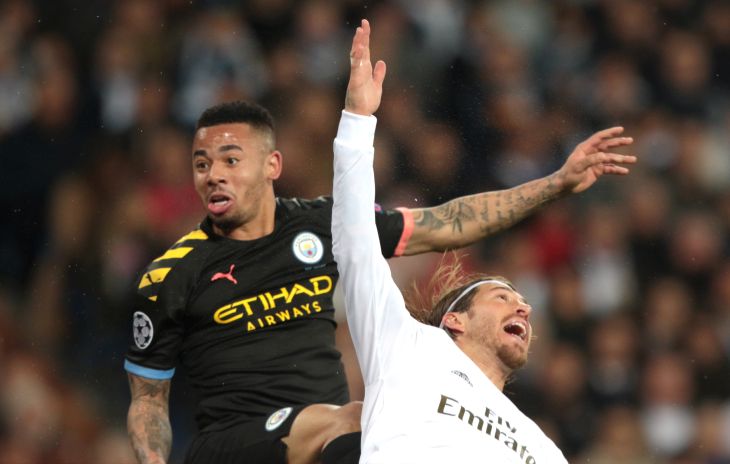 Габриэл Жезус и Серхио Рамос