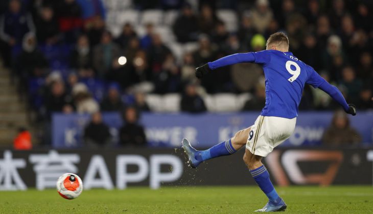 Джейми Варди забил с пенальти