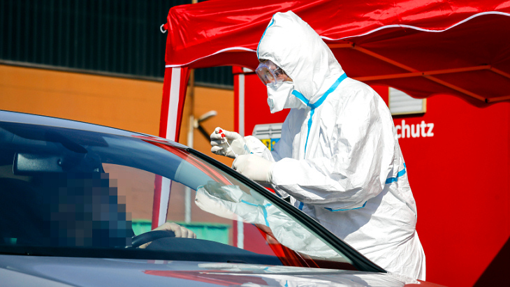 Проверка на коронавирус в Нидерландах