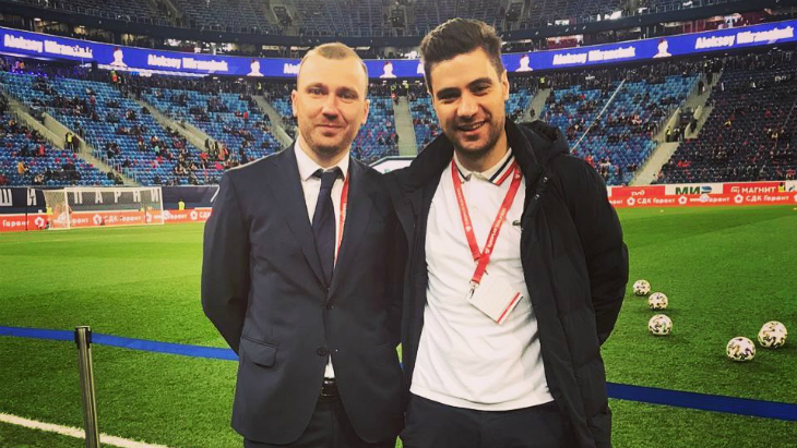 Давид Беров (справа)