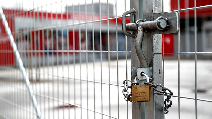 Замок на территории стадиона «Ванда Метрополитано» в Мадриде