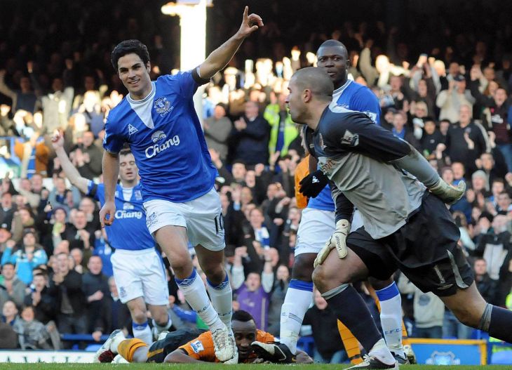 Микель Артета в «Эвертоне»