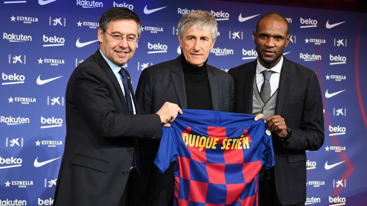 Хосеп Бартомеу, Кике Сетьен и Эрик Абидаль