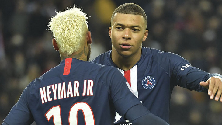 Килиан Мбаппе и Неймар
