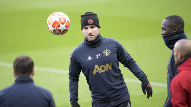 Люк Шоу хочет вернуться к тренировкам