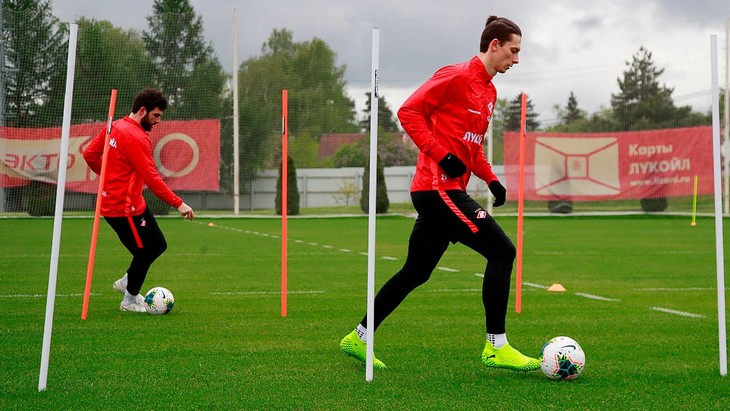 Тренировка «Спартака»