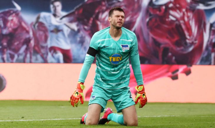 Вратарь «Герты» допустил ужасный «ляп»