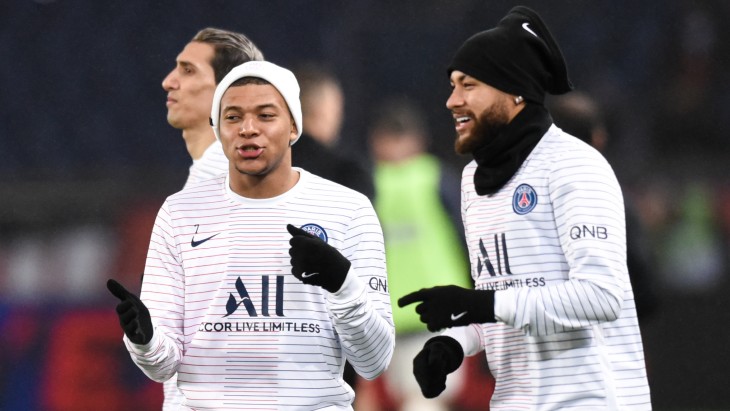 Килиан Мбаппе и Неймар