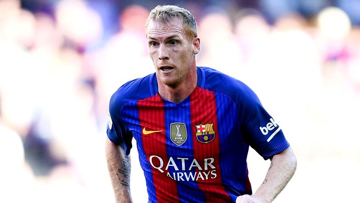 Жереми Матье в составе «Барселоны»