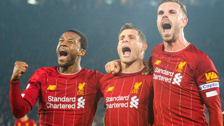 Джеймс Милнер, Джорджиньо Вейналдум и Джордан Хендерсон