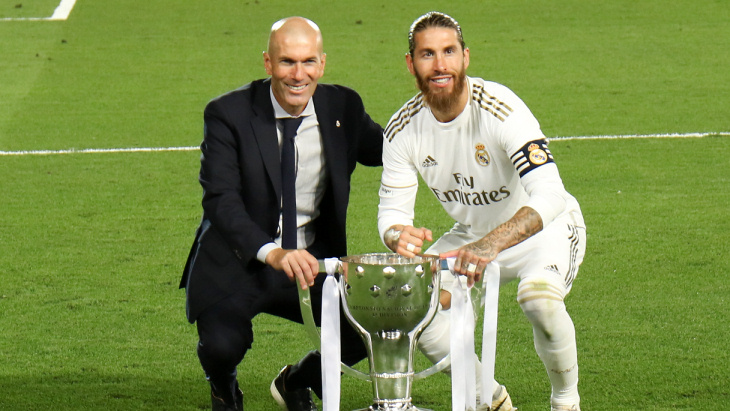 Серхио Рамос и Зинедин Зидан