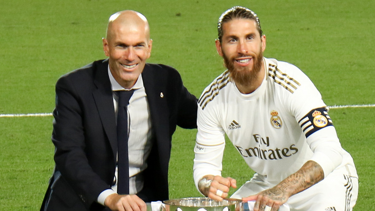 Зинедин Зидан и Серхио Рамос