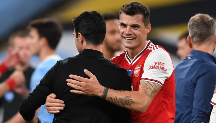 Гранит Джака и Микель Артета