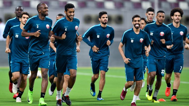 Футболисты сборной Катара
