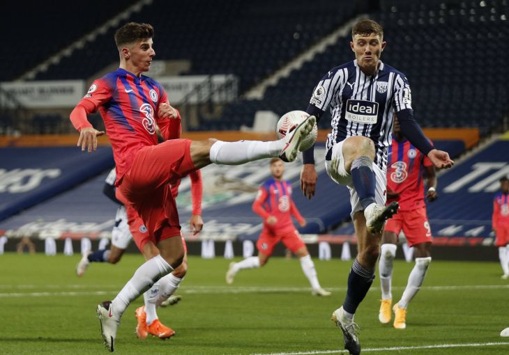 Мэйсон Маунт в матче против «Вест Бромвича»