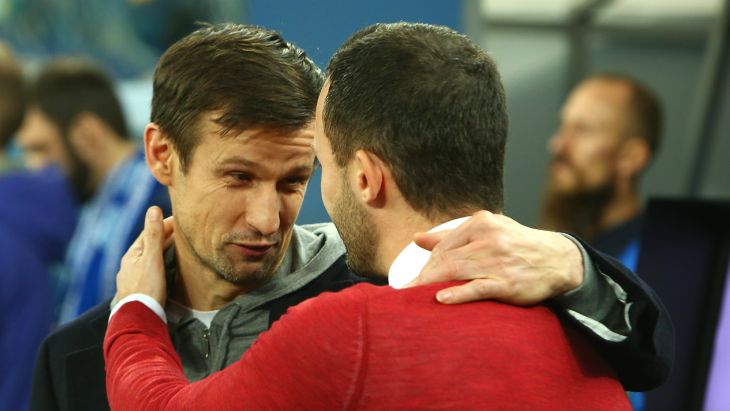 Сергей Семак и Доменико Тедеско