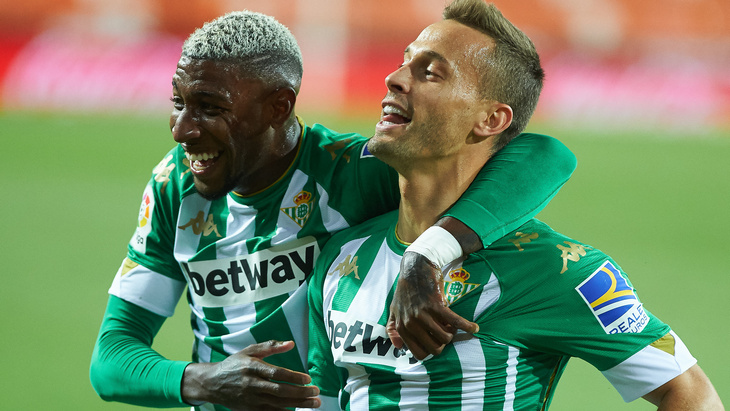 Радость футболистов «Бетиса»