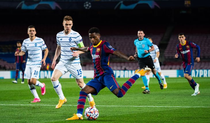 Ансу Фати против «Динамо»