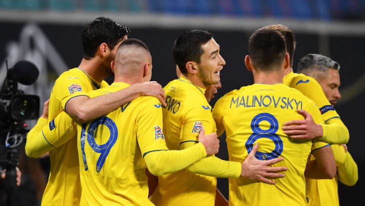 Игроки сборной Украины