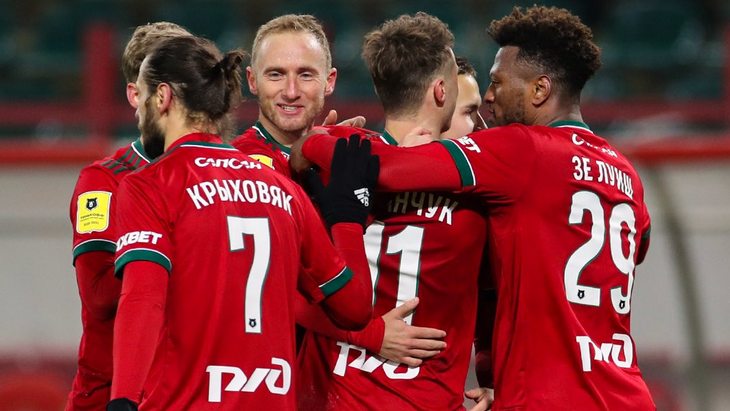 Футболисты «Локомотива»