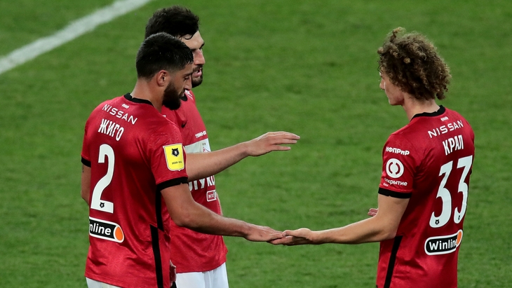 «Спартак» занимает третье место в РПЛ после 16-ти туров