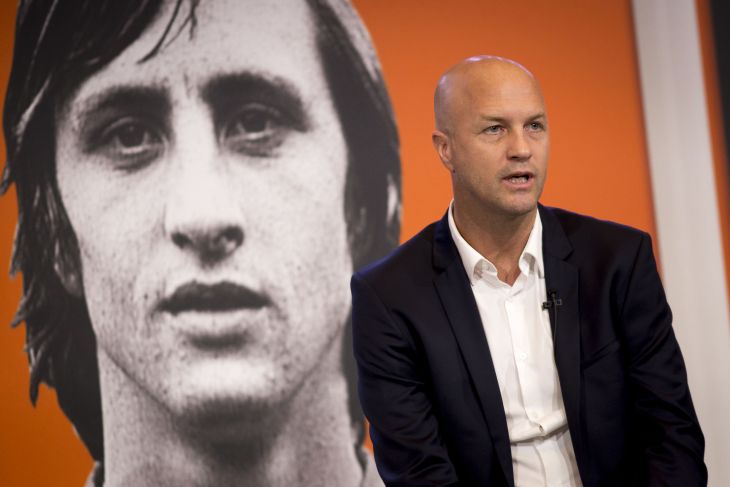 Йорди Кройф и портрет Йохана Кройфа