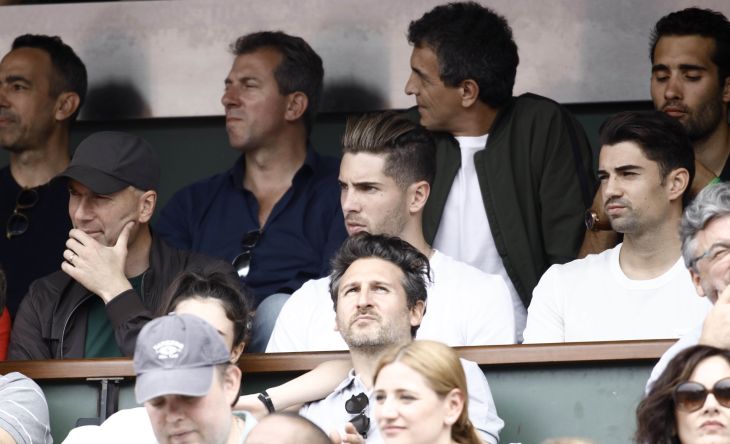 Зинедин Зидан с сыновьями Люкой и Энцо