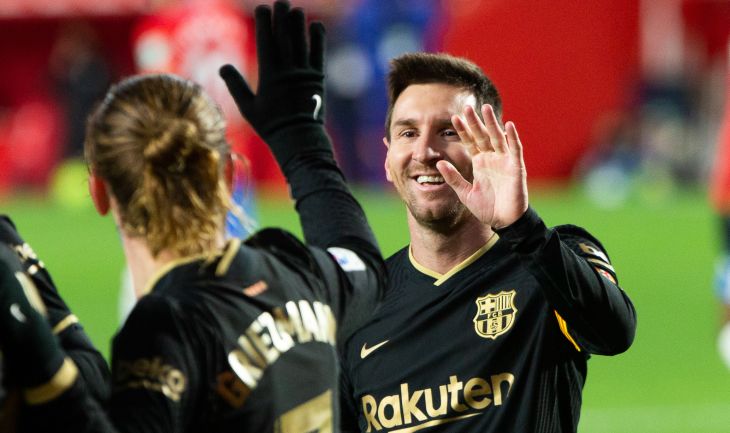 Антуан Гризманн и Лео Месси