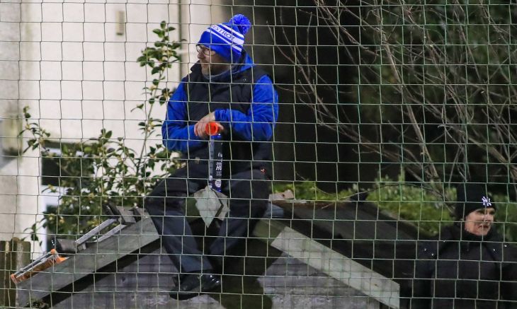 Болельщик на матче «Марин» — «Тоттенхэм»