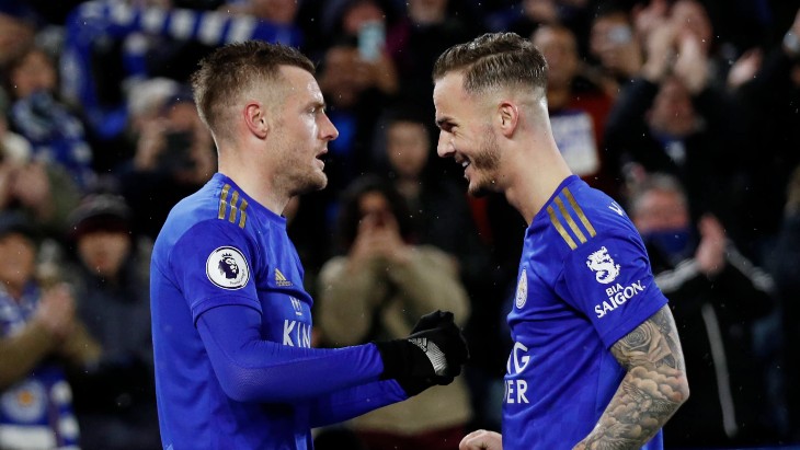 Джейми Варди и Джеймс Мэддисон